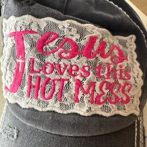 Distressed hat